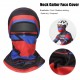 Cycling Helmet Liner Neck Gaiter Breathable Sunproof Balaclava Print Stretchy Running Cycling Beanie Cap With Face Cover