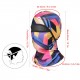 Cycling Helmet Liner Neck Gaiter Breathable Sunproof Balaclava Print Stretchy Running Cycling Beanie Cap With Face Cover