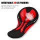 3 Packs Cycling Shorts Gel Padded Cushion Padding for Men Women Bicycle Underwear Pants