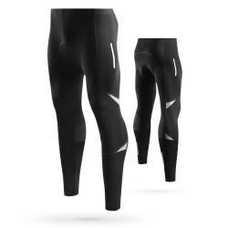 Men's Reflective Bicycle Pants Gel Padded Cycling Tights Leggings Outdoor Riding Bike Pants