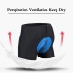 Men Women Bicycle Cycling Shorts Underwear Sponge Silica Gel 3D Padded Bike Trousers Sportswear Bicycle Accessories